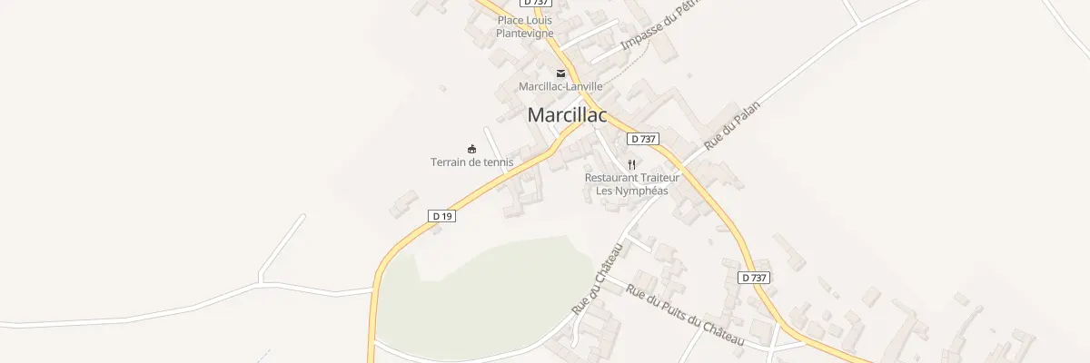 Plan du 5057 Le Bourg à Marcillac-Lanville
