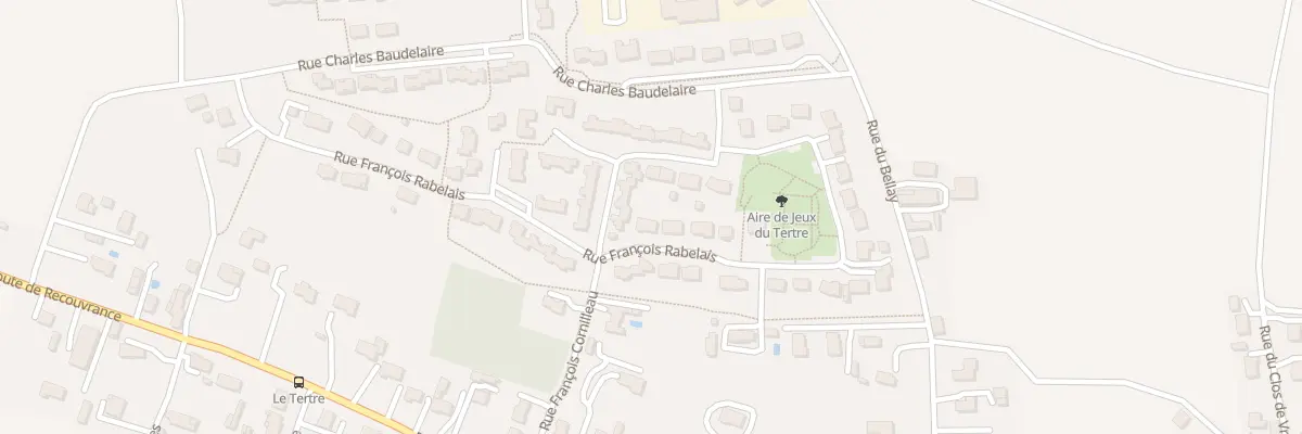 Plan du 30 Rue François Rabelais à Allonnes