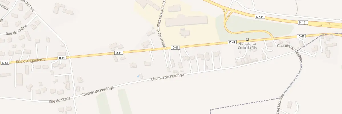 Plan du 5190 Rte d’Angoulème à Hiersac