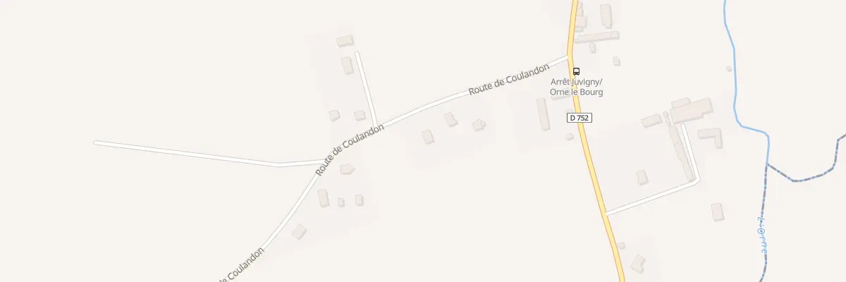 Plan du 7 Rte de Coulandon à Juvigny-sur-Orne