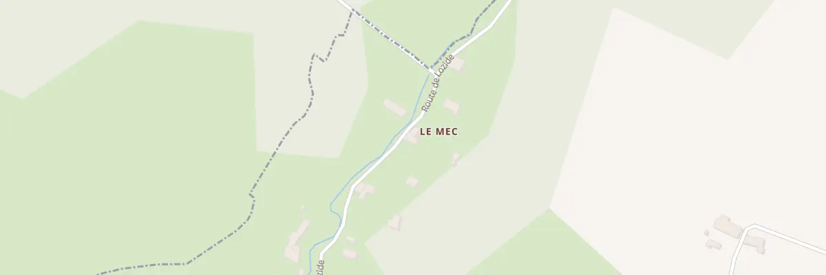 Plan du 710 Rte de Lozide à Preignac