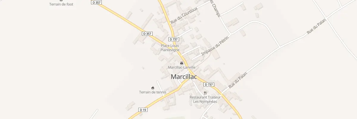 Plan du 5003 Le Bourg à Marcillac-Lanville