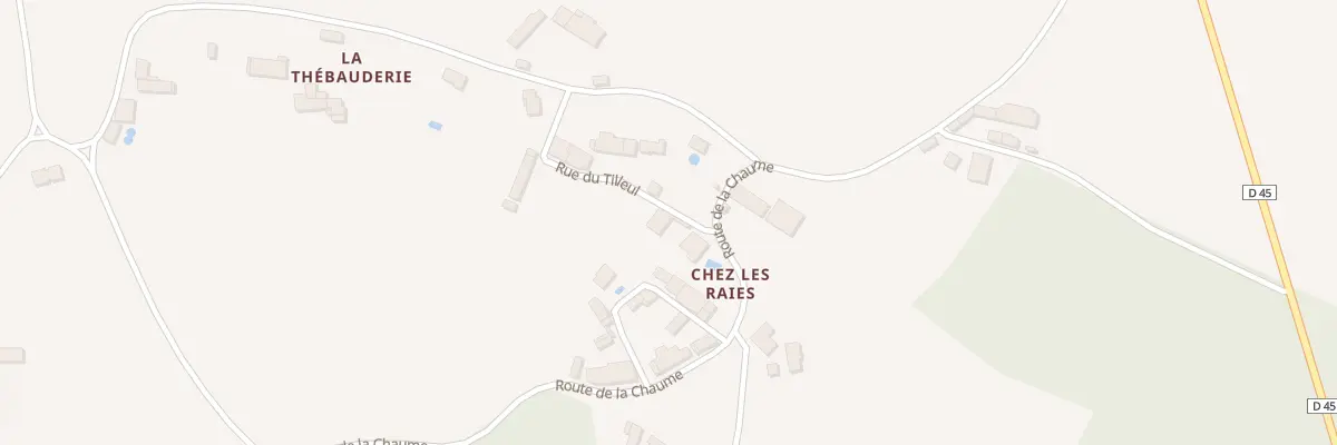 Plan du 1 Rue du Tilleul Chez les Raies à Clussais-la-Pommeraie