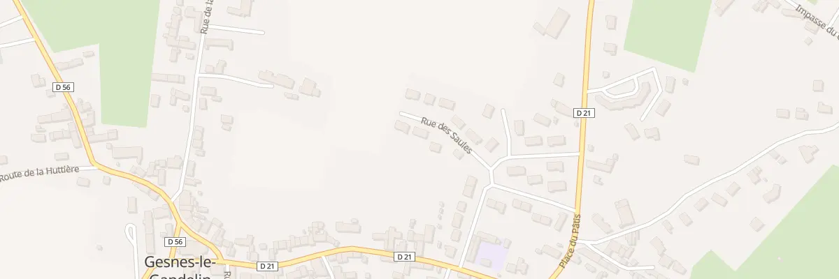 Plan du 5 Rue des Saules à Gesnes-le-Gandelin