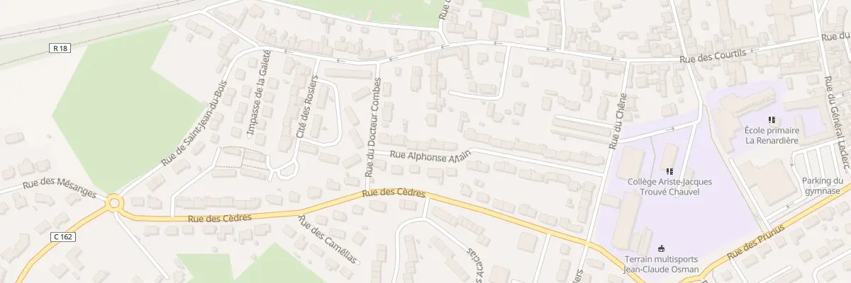 Plan du 26 Rue Alphonse Allain à La Suze-sur-Sarthe
