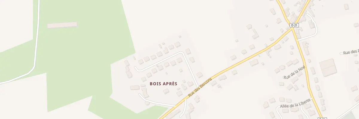 Plan du 3 Rue de Bois-Après à Saint-Aubin-de-Locquenay