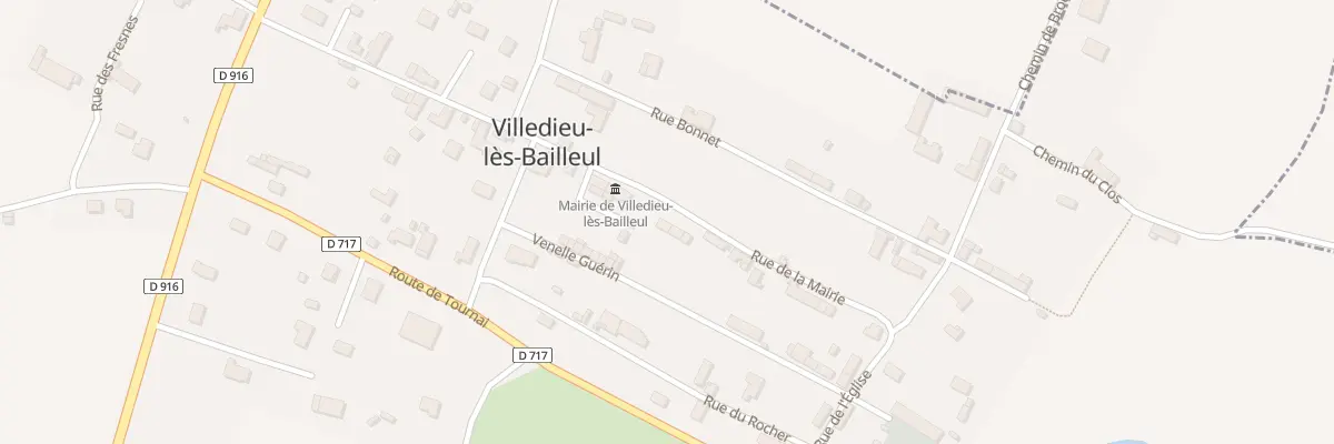 Plan du 16 Rue de la Mairie à Villedieu-lès-Bailleul