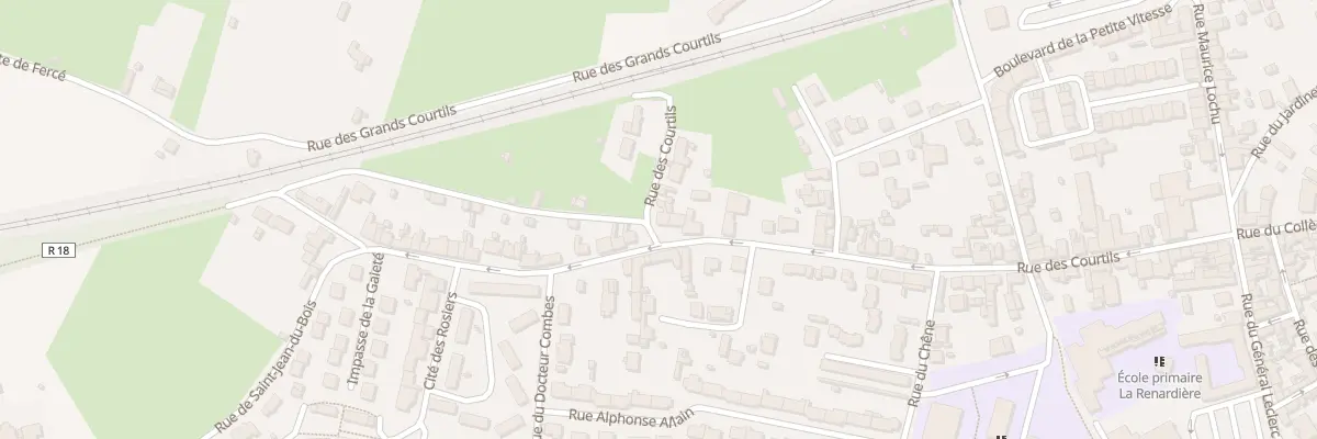 Plan du 92 Rue des Courtils à La Suze-sur-Sarthe