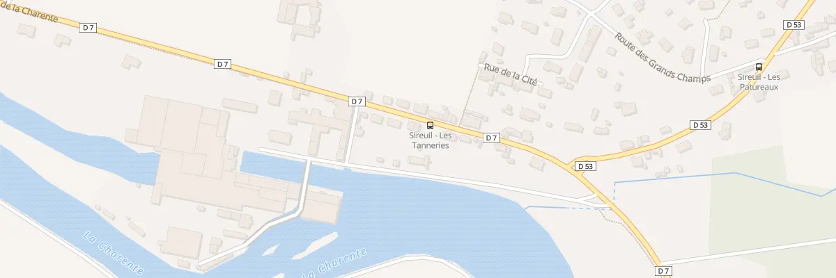 Plan du 9 Rte de la Charente à Sireuil