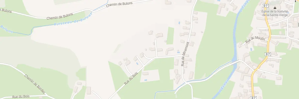 Plan du 6 Rue du Bois à Bénac