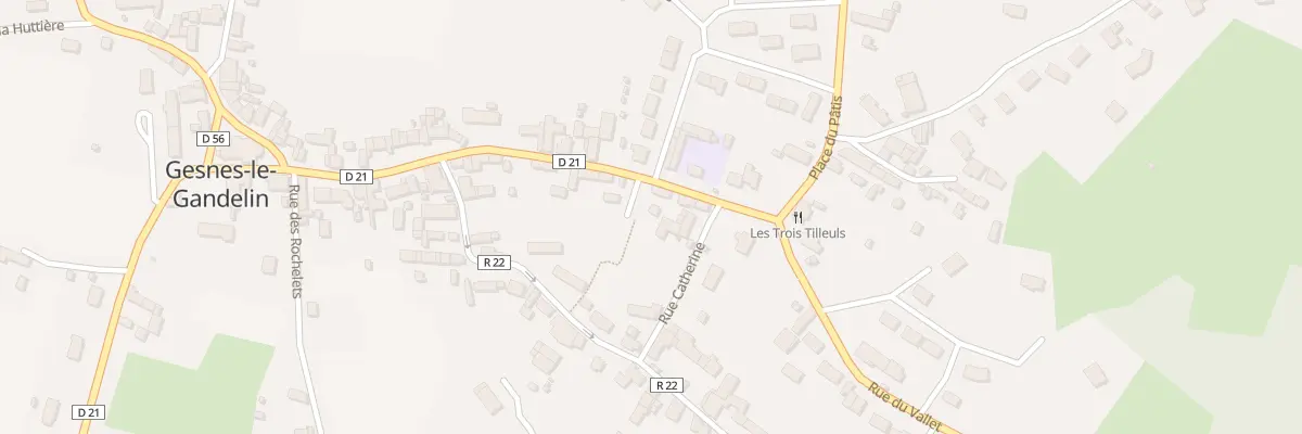 Plan du 44 Gr Grande Rue à Gesnes-le-Gandelin