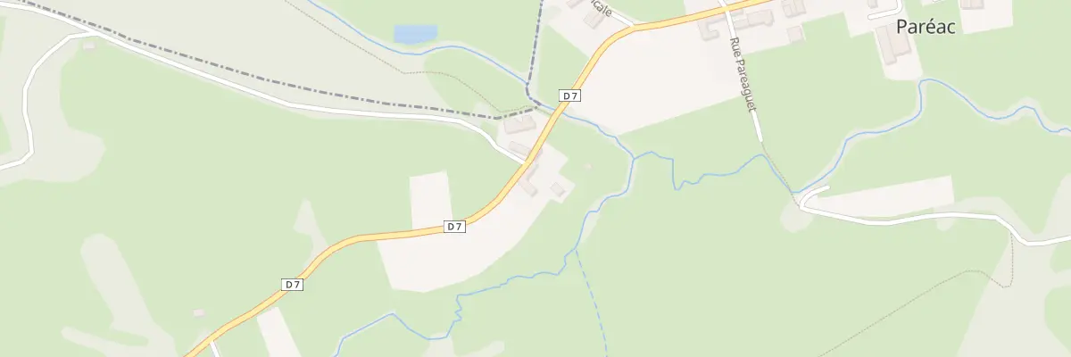 Plan du 2 Rue du Buala à Paréac