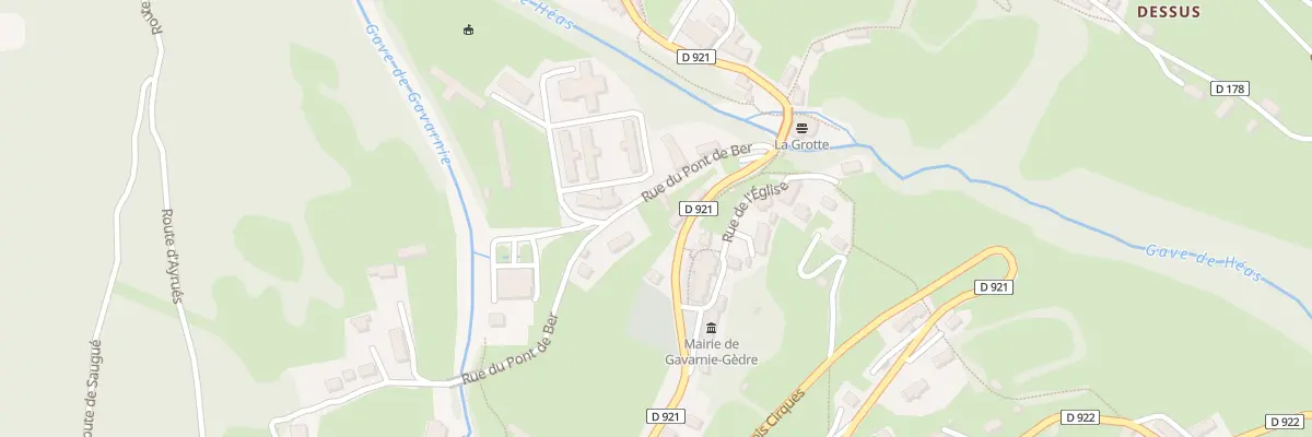 Plan du 1 Rue du pont de Ber à Gavarnie-Gèdre