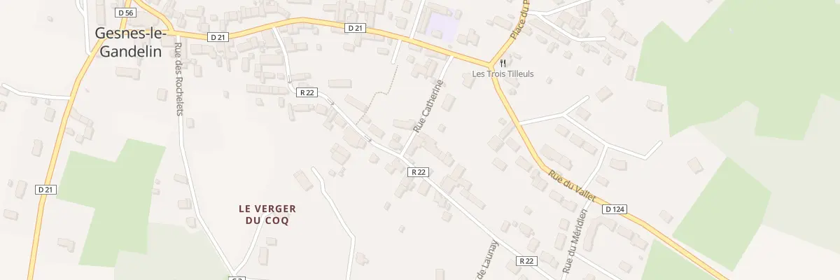 Plan du 1 Rue de Launay à Gesnes-le-Gandelin