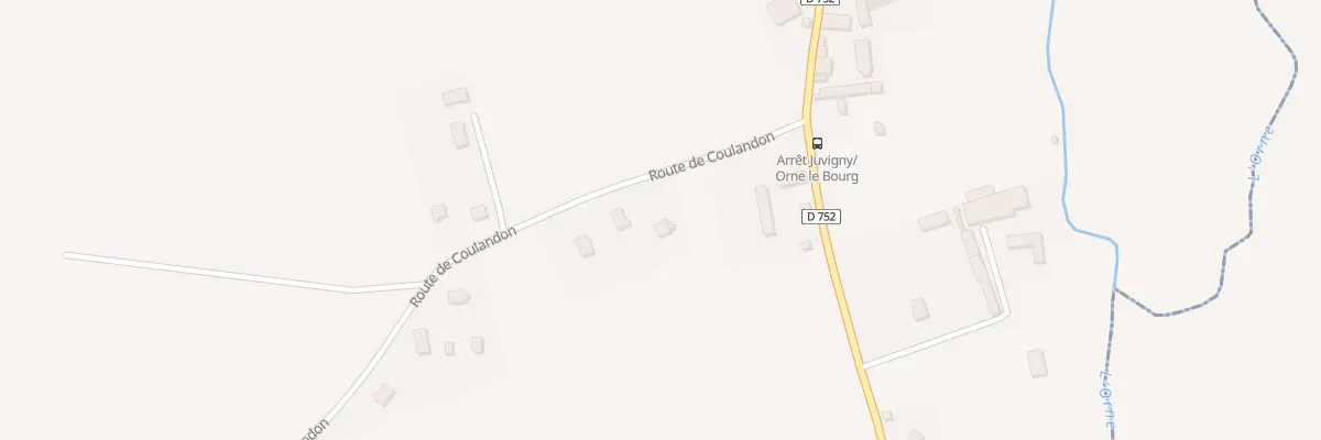 Plan du 3 Rte de Coulandon à Juvigny-sur-Orne