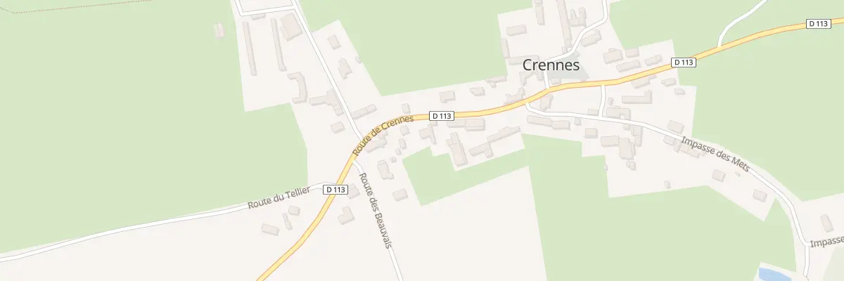 Plan du 9680 Rte de Chambois à Gouffern en Auge