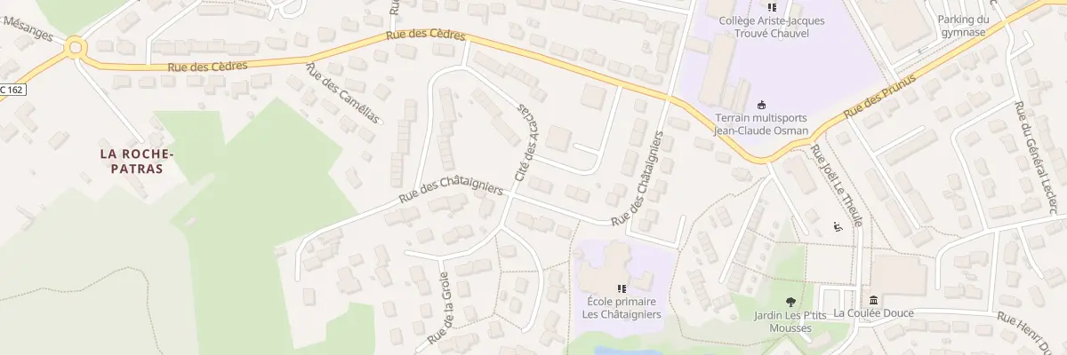 Plan du 22 Rue des Chataigniers à La Suze-sur-Sarthe