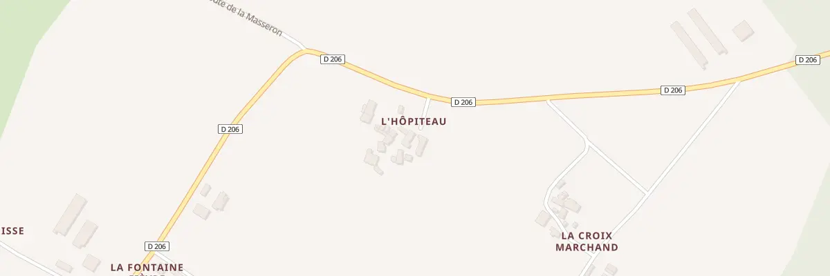 Plan du 1 L’Hopiteau à Vernantes