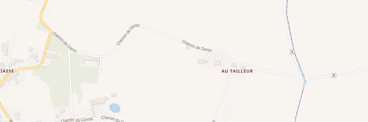 Plan du 444 Chem de Darex à Galiax