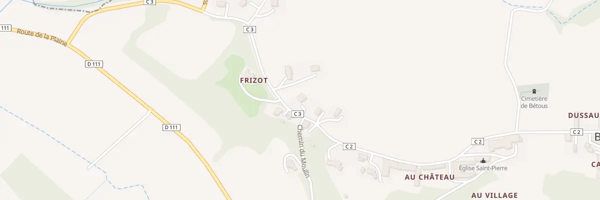 Plan du 5034 A Dussau à Bétous