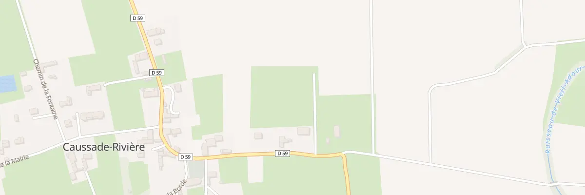 Plan du 14 Che du Centre à Caussade-Rivière