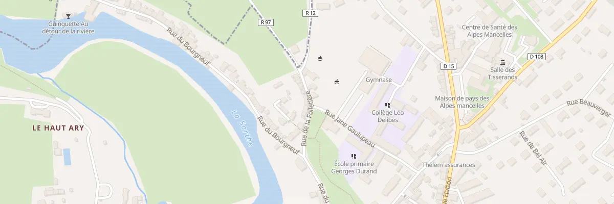 Plan du 33 Rue de la Folletiere à Fresnay-sur-Sarthe