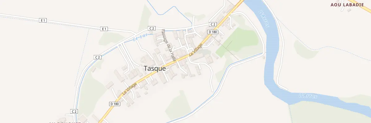Plan du 5025 Au Village à Tasque