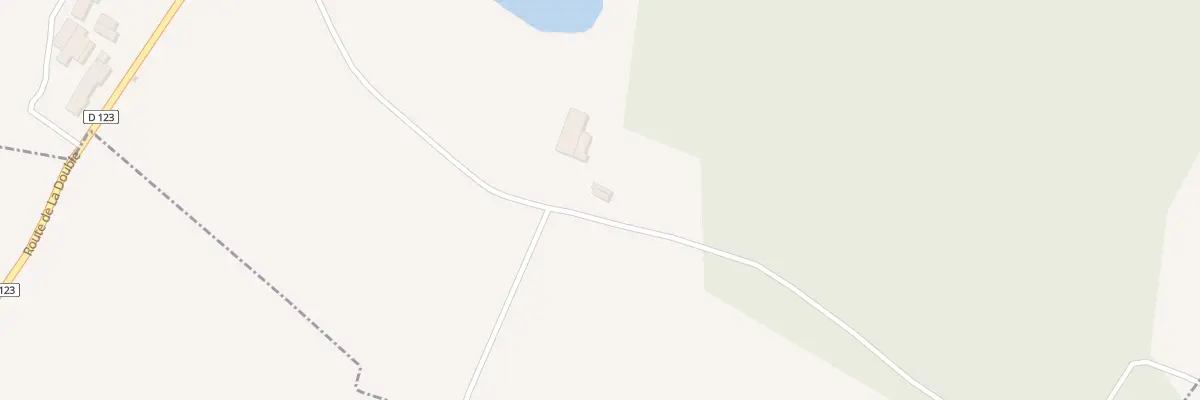 Plan du 189 Au Clos du Bourg à Porchères