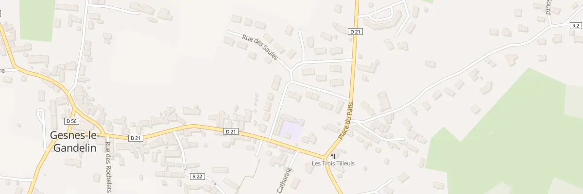 Plan du 6 Rue des Tisserands à Gesnes-le-Gandelin