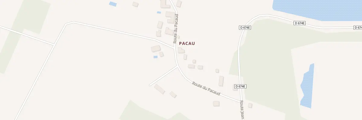 Plan du 172 Pacau à Parcoul-Chenaud