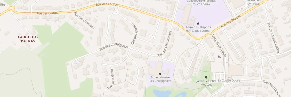 Plan du 18 Rue des Chataigniers à La Suze-sur-Sarthe