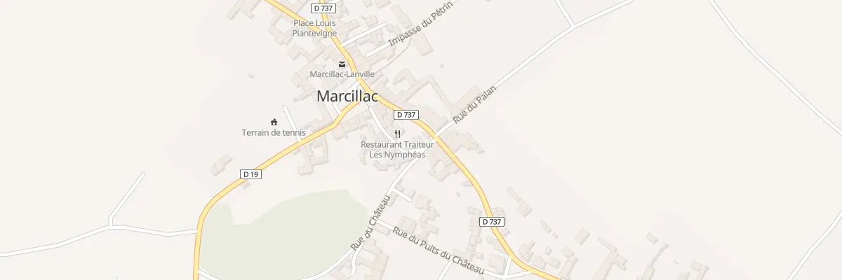 Plan du 5073 Le Bourg à Marcillac-Lanville