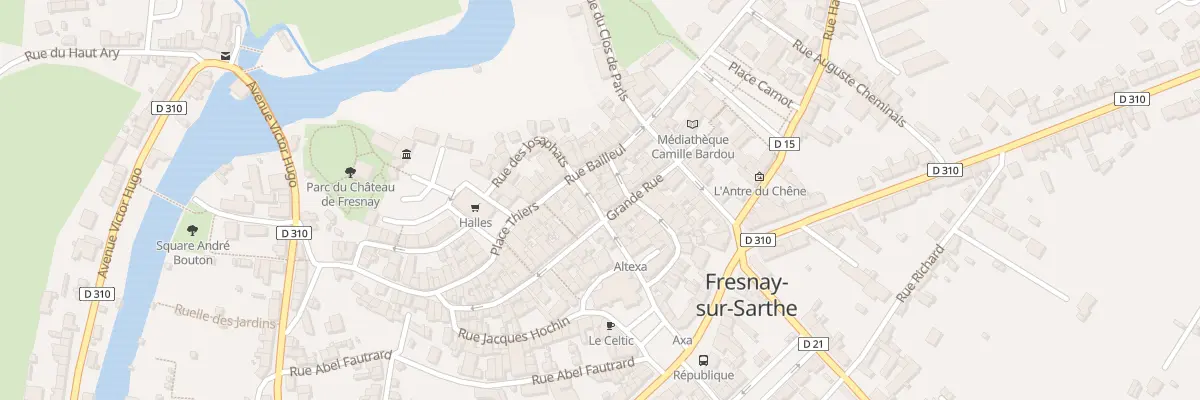 Plan du 3 Rue Gambetta à Fresnay-sur-Sarthe