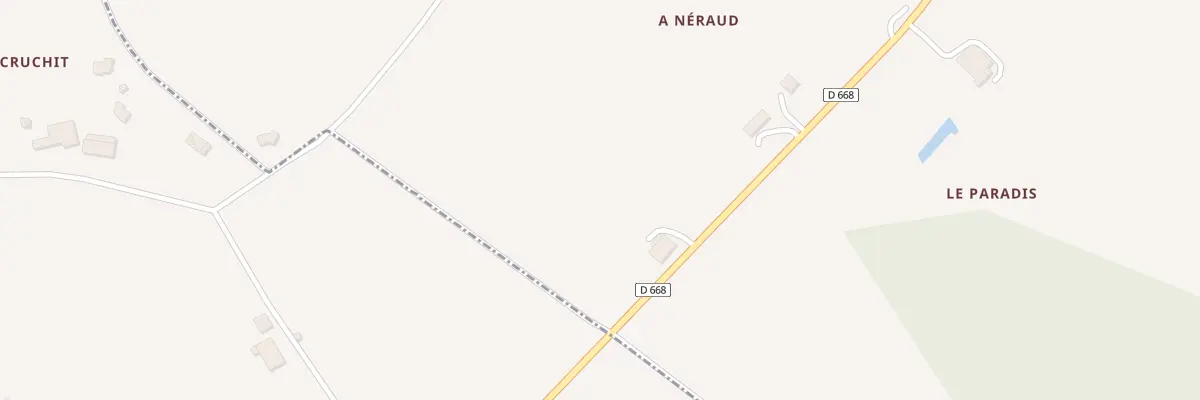 Plan du 4 A Neraud à Roquebrune