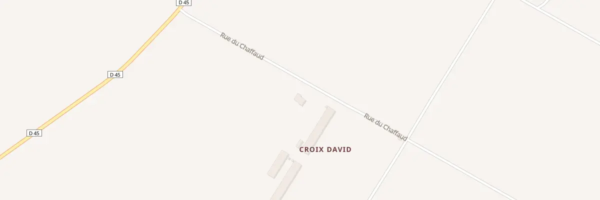 Plan du 1 Rue du Chaffaud à Craon