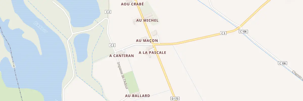 Plan du 5037 A Sabail Bruhat à Tieste-Uragnoux