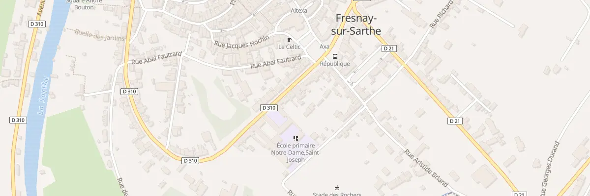 Plan du 17 Av Victor Hugo à Fresnay-sur-Sarthe