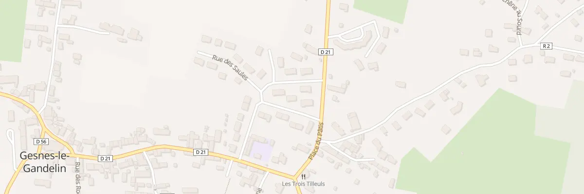 Plan du 15 Rue des Tisserands à Gesnes-le-Gandelin