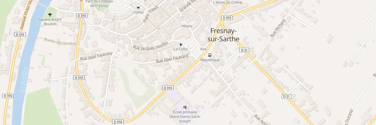 Plan du 2 Av Victor Hugo à Fresnay-sur-Sarthe