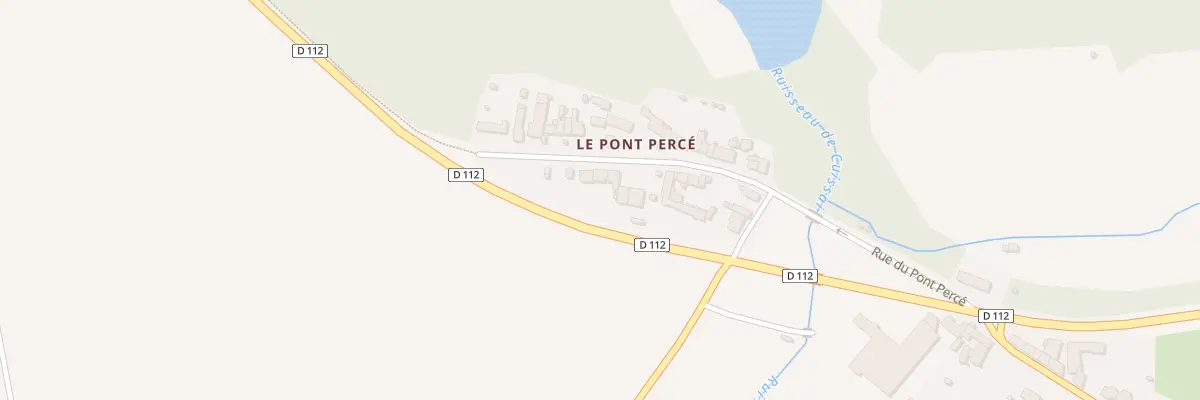 Plan du 17 Rue du Pont Percé à Condé-sur-Sarthe