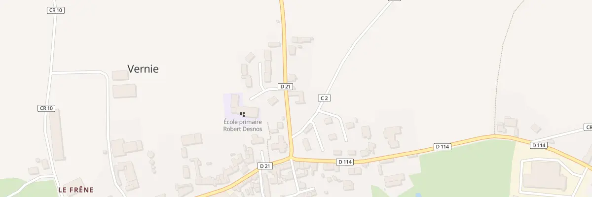 Plan du 7 Rue de Tessé à Vernie