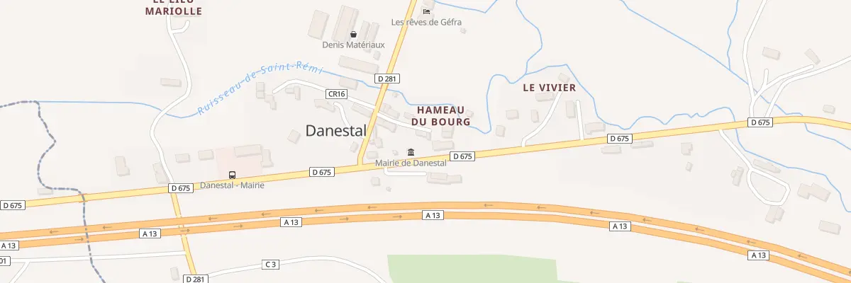 Plan du 5002 Le Bourg à Danestal