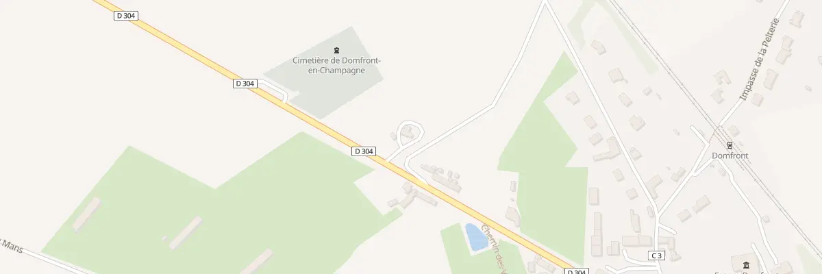 Plan du 18 Rue de Conlie à Domfront-en-Champagne