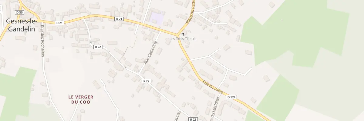 Plan du 4 Rue du Vallet à Gesnes-le-Gandelin