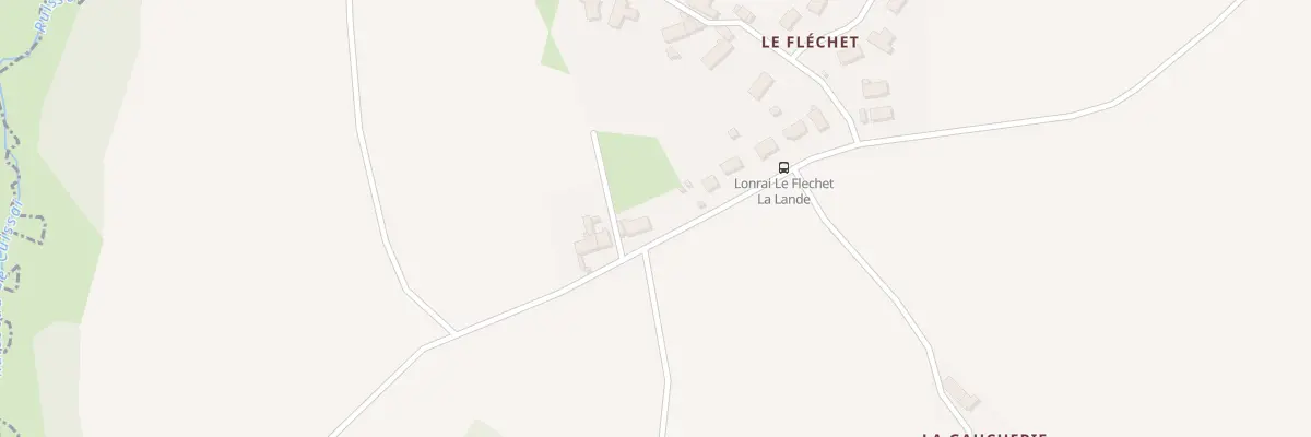 Plan du 12 La Lande à Lonrai