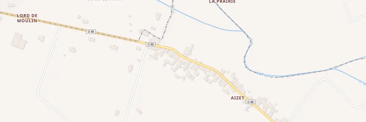 Plan du 5283 Aizet à Marcillac-Lanville