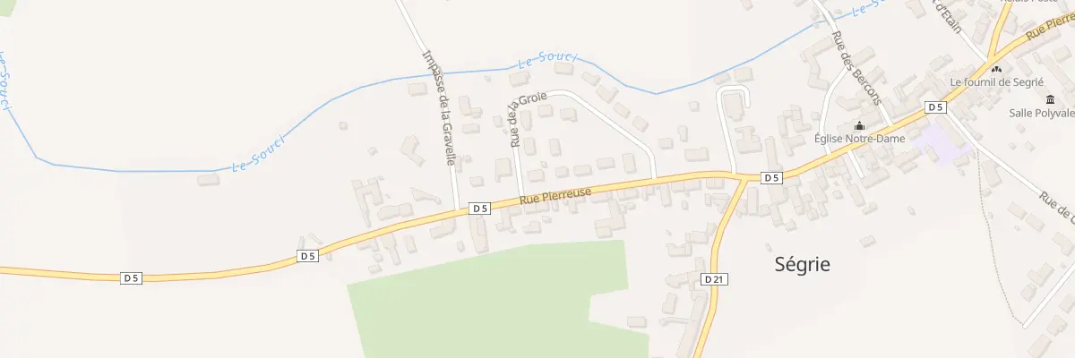 Plan du 37 Rue Pierreuse à Ségrie
