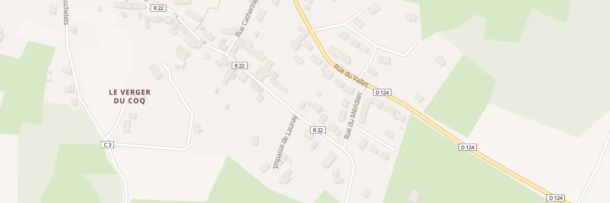 Plan du 9 Rue de Launay à Gesnes-le-Gandelin