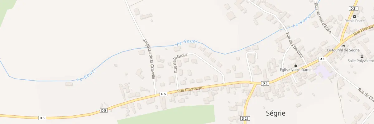 Plan du 8 Rue de la Groie à Ségrie