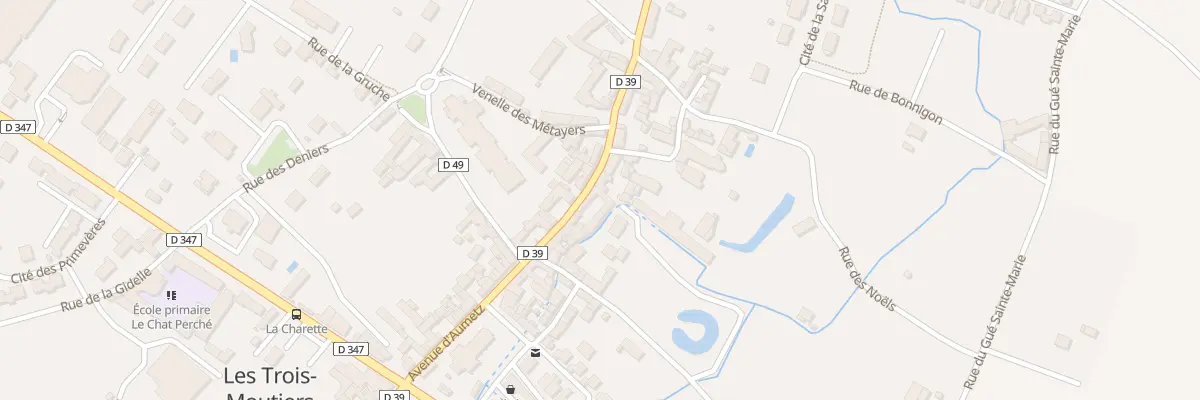 Plan du 16 Av d’Aumetz aux Trois-Moutiers